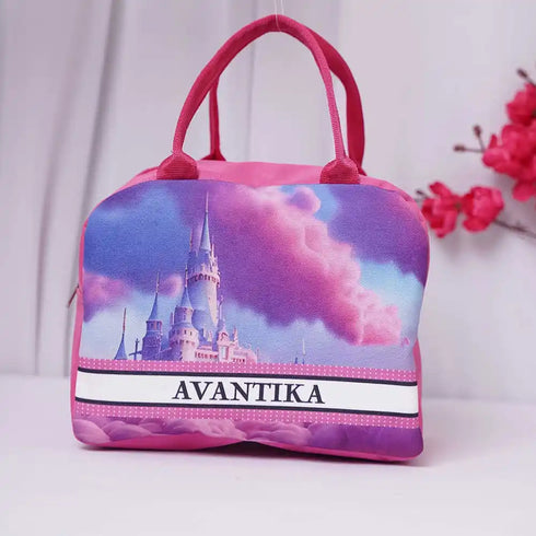 Personalized Printed Kids Lunch Bag With Handle